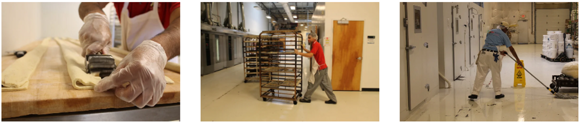 Inside the client's day-to-day production and warehouse operations.